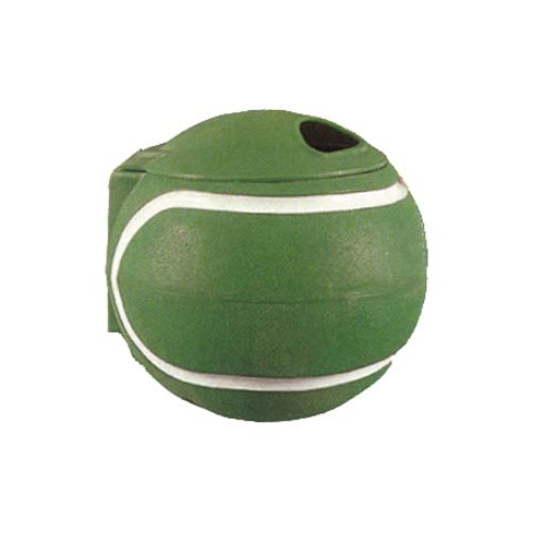 Teniszlabda alakú hulladékgyűjtő